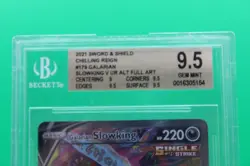 Galarian Slowking V 179/198 FA - Pokemon Chilling Reign BGS 9.5 - Image 2