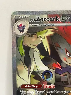 N's Zoroark ex Special Illustration Rare Pokemon TCG Journey Together 185/159 - Image 2