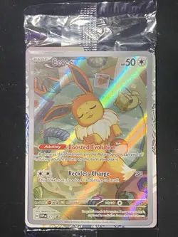 SEALED Pokemon Center Stamped Eevee 173 Promo Prismatic Evolutions ETB Exclusive - Image 1