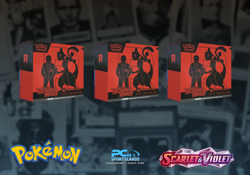 Lot x3 Pokemon S&V Destined Rivals Pokemon Center ETB Factory Sealed KCDR4 - Image 1