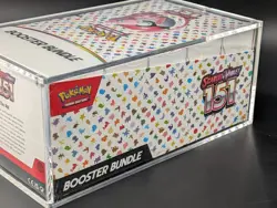 Pokemon 151 SV3.5 Booster Bundle Display Factory Sealed Case W/Acrylic Case - Image 4