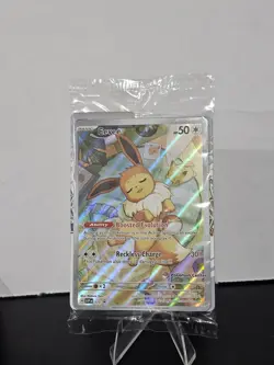 Eevee Promo Illustration Pokemon Prismatic Evolutions Pokemon Center Sealed 173 - Image 1