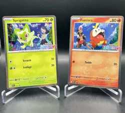 Sprigatito 191 & Fuecoco 192 Horizons Stamped Black Star Promo Set Pokemon NM/M - Image 1