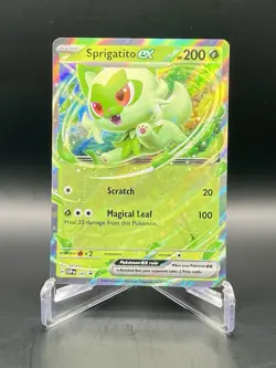 Sprigatito ex SVP 087 Scarlet & Violet Black Star Promo Pokemon TCG NM/M - Image 1