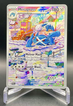Metagross 178/162 Temporal Forces Illustration Rare Full Art Pokemon TCG NM/M - Image 1