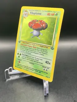 Vileplume 15/64 1st Edition Jungle (1999) Holo Rare Vintage WOTC Pokemon TCG - Image 2