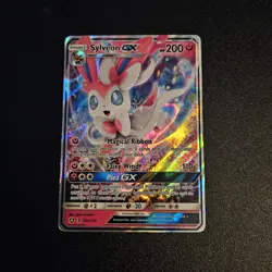 Pokemon TCG Sylveon GX 92a/145 Alt Art Promo Guardians Rising Sun & Moon - Image 1
