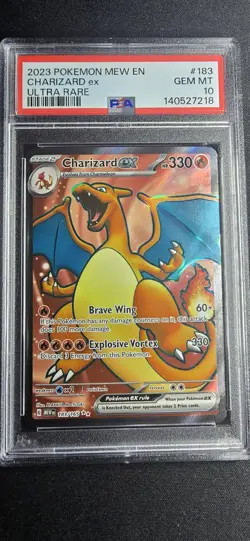 🔥Pokemon - Charizard ex - 183/165 - Full Art - Ultra Rare - S&V: 151 - PSA 10🔥 - Image 1
