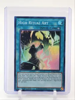 HIGH RITUAL ART 2022 YU-GI-OH! PHARAOH'S GODS 1ST ED SUPER RARE A Q5677 - Image 1