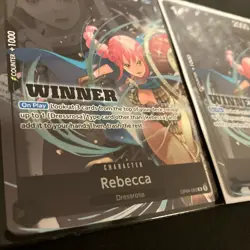 One Piece TCG Rebecca OP04-092 Winner Pack 2025 Vol. 2 x2 - Image 2