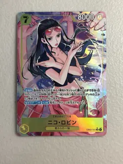 ONE PIECE Japanese Heroines Edition Nico Robin (Alt Art) EB03-055 SR NM - Image 1
