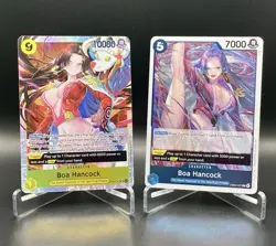 2x Boa Hancock Lot- OP14-112 & EB04-027 SR/R One Piece The Azure Sea's Seven NM - Image 1