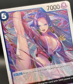 2x Boa Hancock Lot- OP14-112 & EB04-027 SR/R One Piece The Azure Sea's Seven NM - Image 4