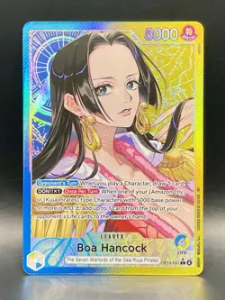 One Piece Boa Hancock OP14-041 (Alternate Art) Leader The Azure Sea's Seven NM/M - Image 1