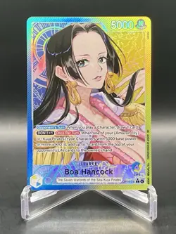 One Piece Boa Hancock OP14-041 (Alternate Art) Leader The Azure Sea's Seven NM/M - Image 3