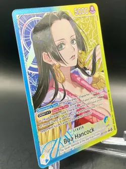 One Piece Boa Hancock OP14-041 (Alternate Art) Leader The Azure Sea's Seven NM/M - Image 5