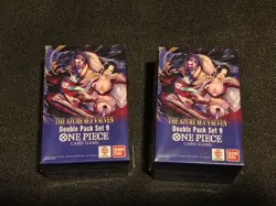 One Piece TCG: Double Pack Set 9 The Azure Sea's Seven X2 - FACTORY SEALED! - Image 1