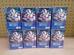 8x ONE PIECE TCG OP-14: The Azure Sea’s Seven - Double Pack Set Vol. 9 DP09 - Image 1