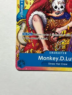 Monkey.D.Luffy (2nd Anniversary Stamped Promo) P-043 One Piece English - Image 5