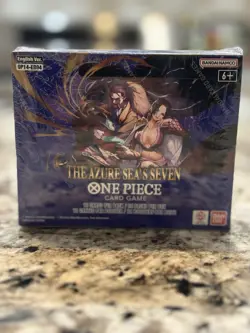 One Piece TCG The Azure Sea’s Seven Booster Box New Factory Sealed OP-14 English - Image 1
