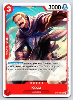 One Piece - OP04-006 - Koza - UC - US Seller - Image 1