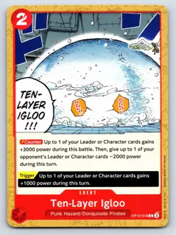 One Piece - OP10-018 - Ten-Layer Igloo - C - US Seller - Image 1