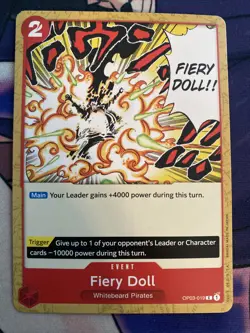One Piece Pillars of Strength Fiery Doll OP03-019 - Image 1