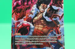 One Piece A Fist of Divine Speed Monkey D Luffy OP11-118 Secret Rare SEC - Image 3
