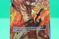 One Piece CCG: Portgas D Ace PRB02-018 Rare Alternate Art Holo Foil English NM - Image 3