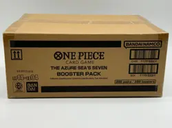 #1 One Piece English OP14-EB04 The Azure Sea's Seven Booster Pack Case Sealed - Image 1