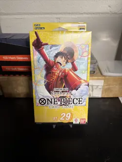 NEW ONE PIECE CARD GAME: EGGHEAD LUFFY STARTER DECK ST-29 TCG ENGLISH SEALED - Image 1