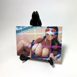 One Piece Nico Robin Sexy Bikini Anime Waifu Girl Doujin Goddess Story Art Card - Image 2