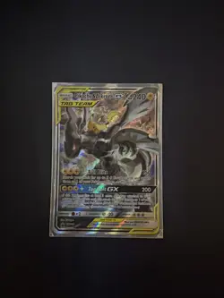 Pokemon TCG Pikachu & Zekrom GX Black Star Promo Card SM168 - Image 1