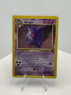 Pokemon TCG Gengar Fossil Holofoil Card 5/62 Light Play - Image 1