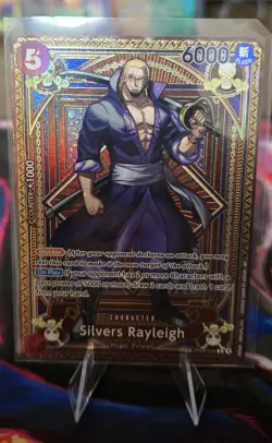 Silvers Rayleigh OP09-005 SP Alternate Art One Piece Card English NM - Image 1