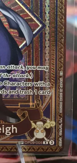 Silvers Rayleigh OP09-005 SP Alternate Art One Piece Card English NM - Image 5