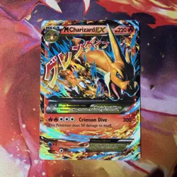 Mega Charizard EX 13/106 Flashfire Ultra Rare Pokemon Card 2014 LP Condition - Image 1