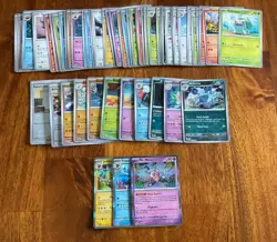 Lot of 56 - Pokemon TCG Cards - 2023 S&V 151 - 14 Holos/Rev Holos - Image 1