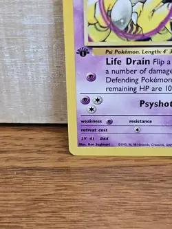 Sabrina's Kadabra 1st Edition 58/132 Gym Challenge Non-Holo Pokemon Card TCG - Image 5