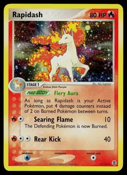 Pokemon Card - Rapidash FireRed & LeafGreen 13/112 Holo Rare - Image 1