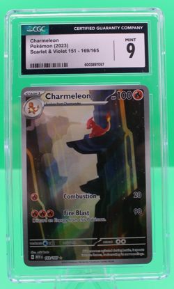 Chameleon SV:151 Illustration Rare Card 169/165 CGC 9 Pokemon TCG Holo English - Image 1