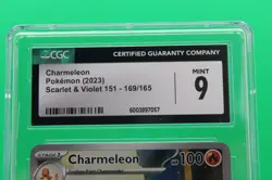 Chameleon SV:151 Illustration Rare Card 169/165 CGC 9 Pokemon TCG Holo English - Image 2