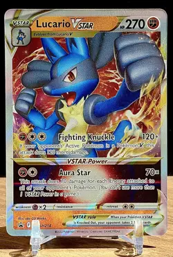 MT Lucario VSTAR Pokemon Card | Black Star Promo | Sword & Shield Promos SWSH214 - Image 1