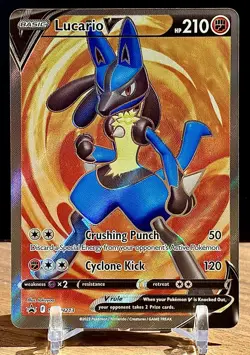 MT Lucario V Pokemon Card | Black Star Promo | Sword & Shield Promos SWSH213 - Image 1
