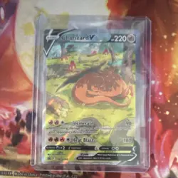 Pokemon TCG Charizard V SWSH260 Promo Holo Basic HP220 Sword & Shield Card - Image 1