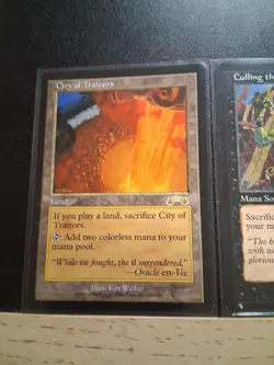 MTG Cards Exodus set of 3 cards - Including City of Traitors #143 - Image 1