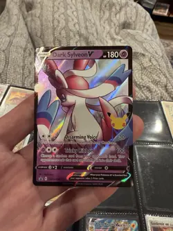 Dark Sylveon V SWSH134 SWSH: Sword & Shield Promo Cards Holo - Image 1