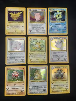 Vintage Holo Rare Pokemon Cards WOTC 1999/2000 Fossil, Jungle, Base Set 2 Raichu - Image 1
