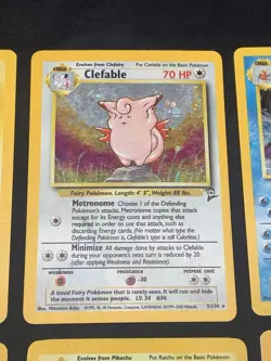 Vintage Holo Rare Pokemon Cards WOTC 1999/2000 Fossil, Jungle, Base Set 2 Raichu - Image 3