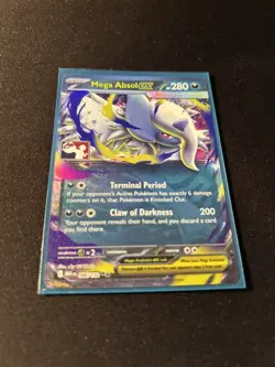 Mega Absol Ex Pokemon Prize Pack Series 8 Promo Pokemon Card NM/LP - Image 1
